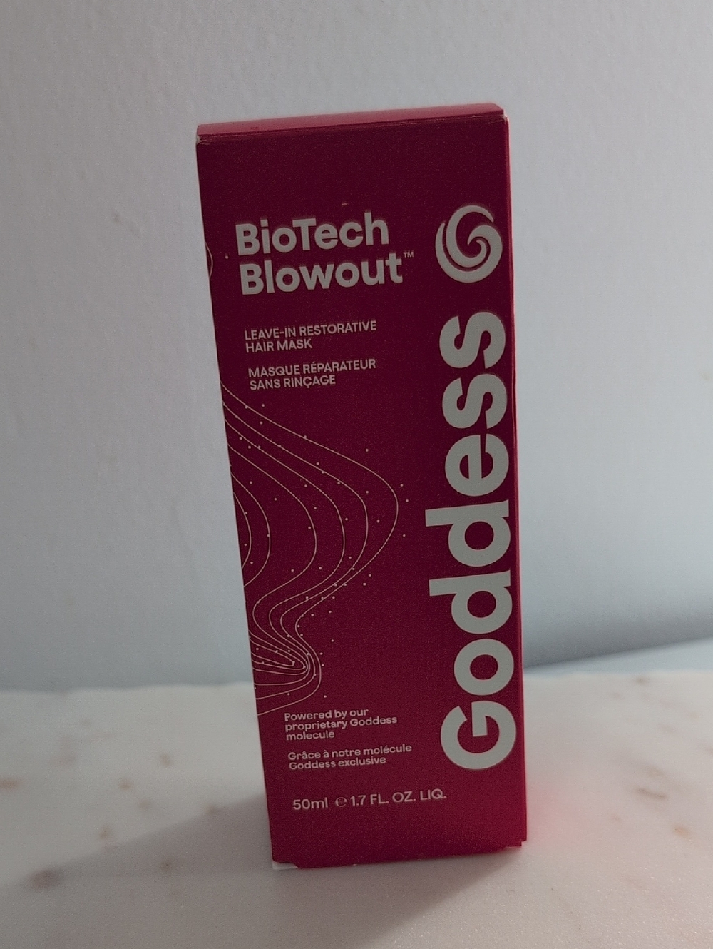 Goddess BioTech Blowout Leave-In Restorative Hair Mask - Deep Burgundy